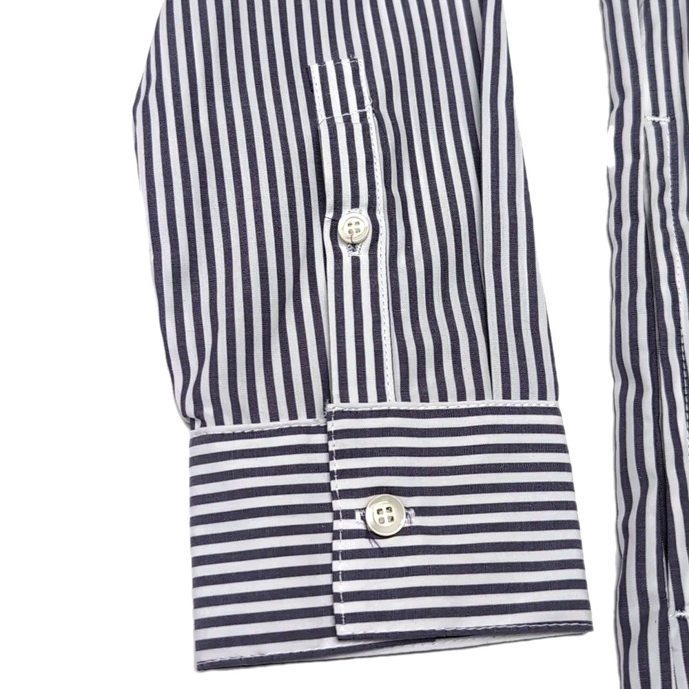 J. McLaughlin Arissa Tunic Dress Sz XS Purple White Striped Long Sleeve NEW NWT - Picture 7 of 16